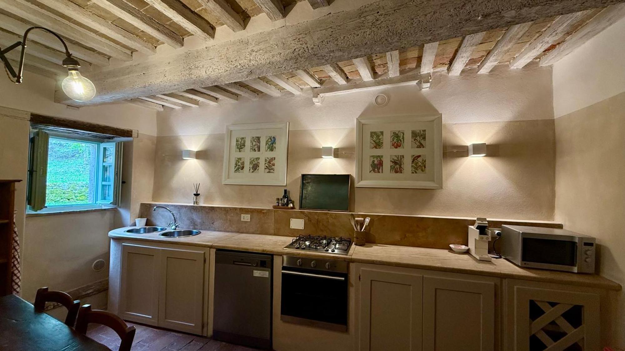 فيلا Casa Di Pietro In Vivo D'Orcia, Pool المظهر الخارجي الصورة