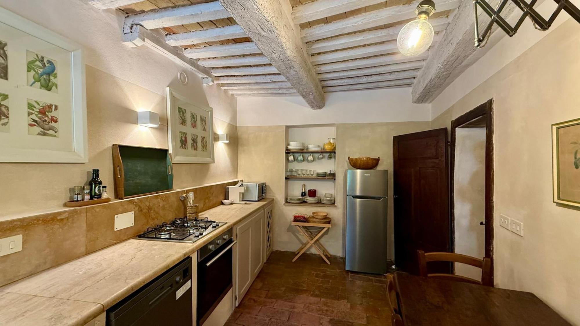 فيلا Casa Di Pietro In Vivo D'Orcia, Pool المظهر الخارجي الصورة